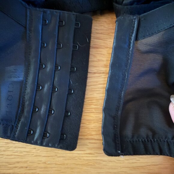 Cacique Embroidered Ruffle-trim Longline Boost Balconette Bra Size 40 DD - Picture 10 of 11